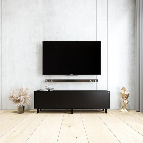 SM 411 TV Cabinet (3 wooden doors / 3 short shelves) - MyConcept Hong Kong