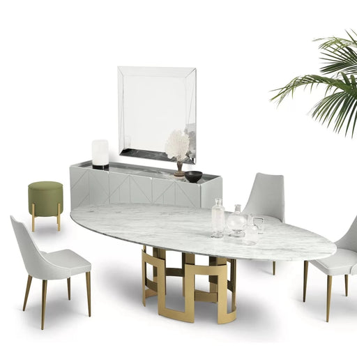 Imperial Elliptical Marble/Ceramic  Table - MyConcept Hong Kong