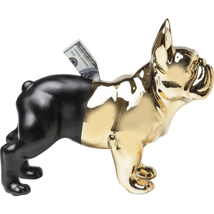 Money Box Bulldog Gold-Black - MyConcept Hong Kong