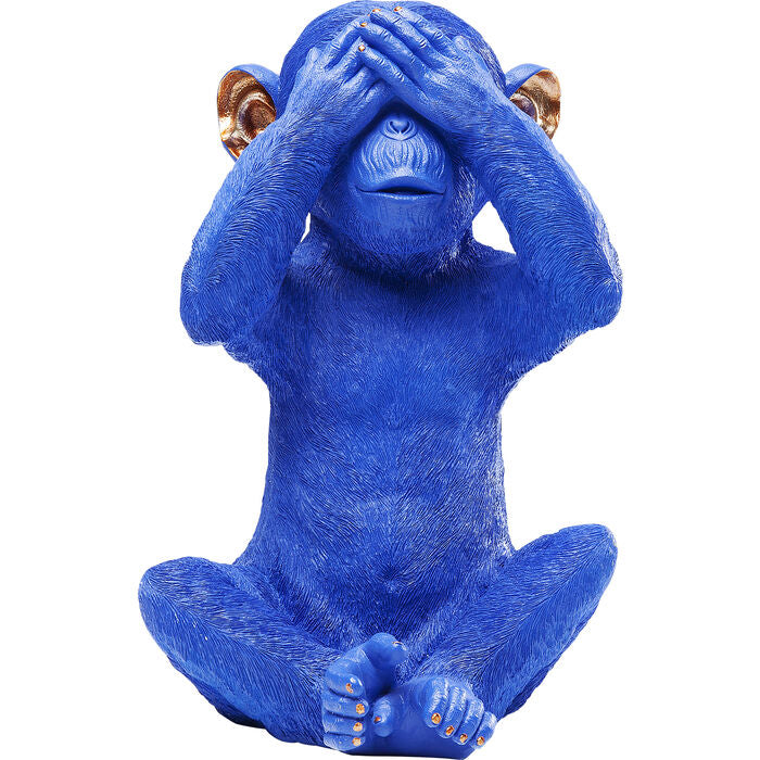 存錢筒猴子 Mizaru 藍色