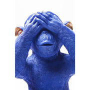 Money Box Monkey Mizaru Blue - MyConcept Hong Kong