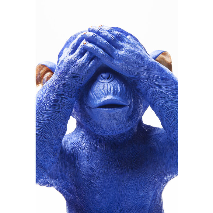 Money Box Monkey Mizaru Blue - MyConcept Hong Kong