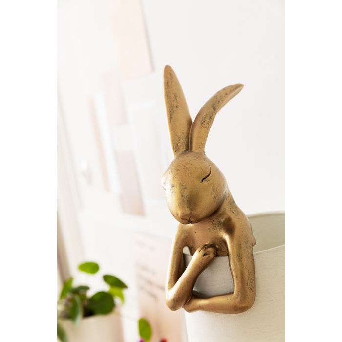 Table Lamp Animal Rabbit Gold/White 68cm - MyConcept Hong Kong
