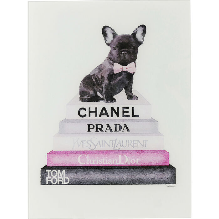 Picture Glass Fashion Dog 60x80cm - MyConcept Hong Kong