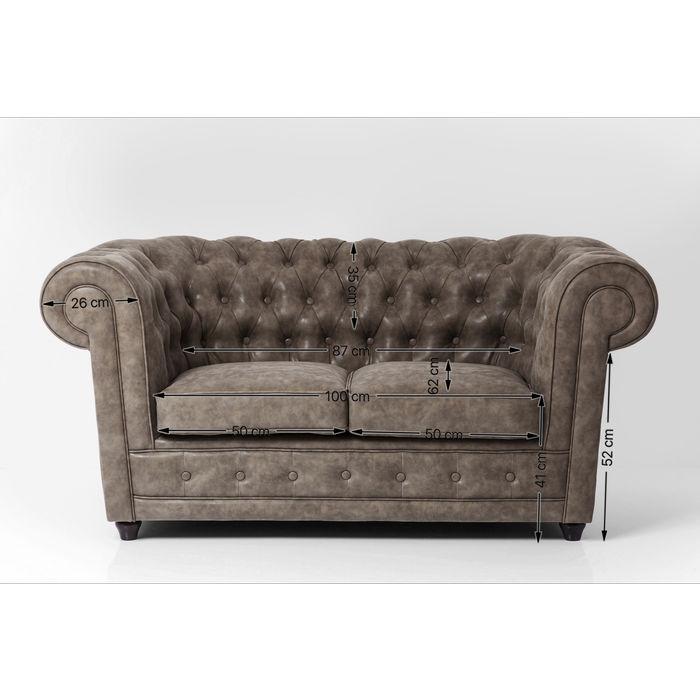 Sofa Oxford 2-Seater Vintage Smart - MyConcept Hong Kong