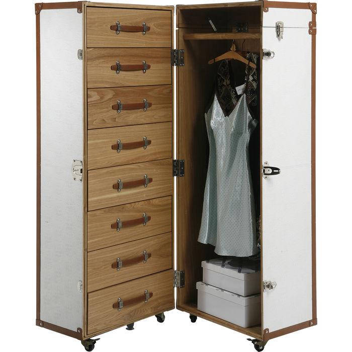 Wardrobe Trunk Croco White Cosmopolitan - MyConcept Hong Kong