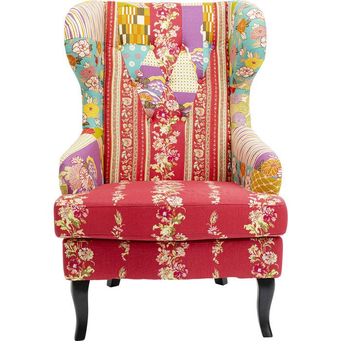 Armchair Patchwork Red - MyConcept Hong Kong