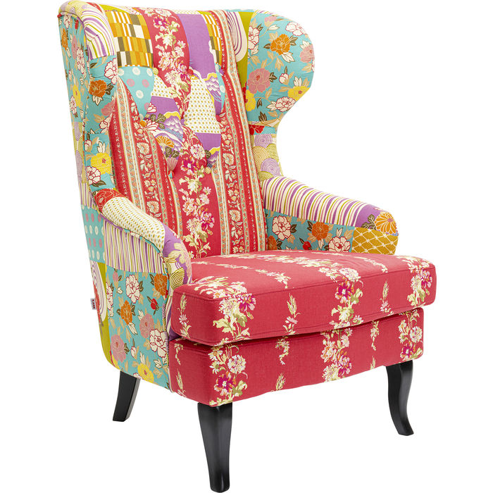 Armchair Patchwork Red - MyConcept Hong Kong