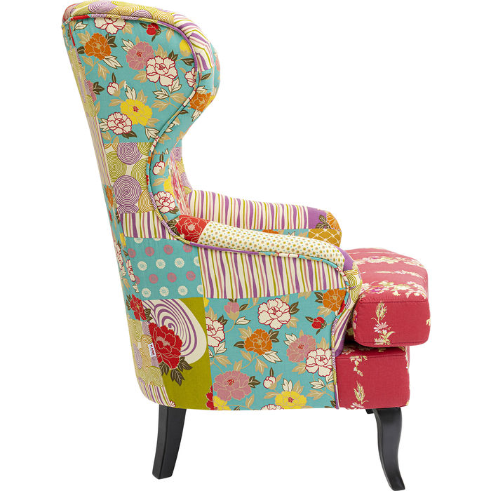 Armchair Patchwork Red - MyConcept Hong Kong