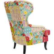 Armchair Patchwork Red - MyConcept Hong Kong