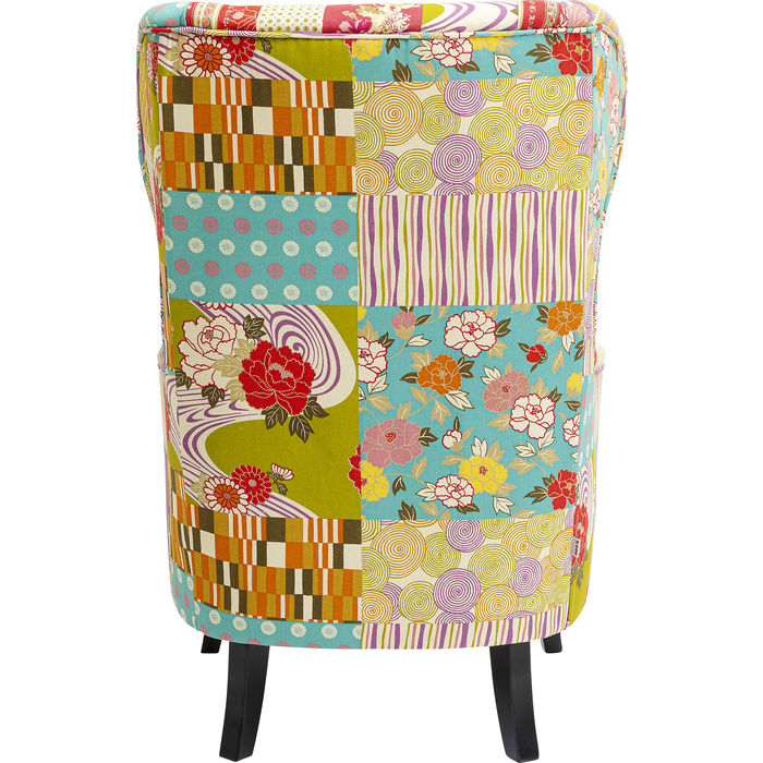 Armchair Patchwork Red - MyConcept Hong Kong