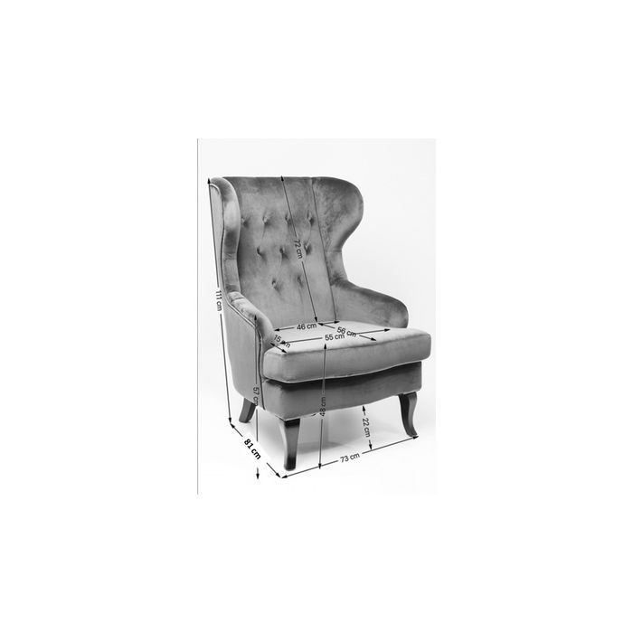 Armchair Patchwork Red - MyConcept Hong Kong
