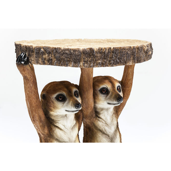 Side Table Animal Meerkat Sisters Ø33cm - MyConcept Hong Kong