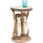 Side Table Animal Meerkat Sisters Ø33cm - MyConcept Hong Kong