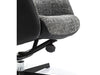 Swivel Armchair with Stool Ohio Salt and Pepper - MyConcept Hong Kong