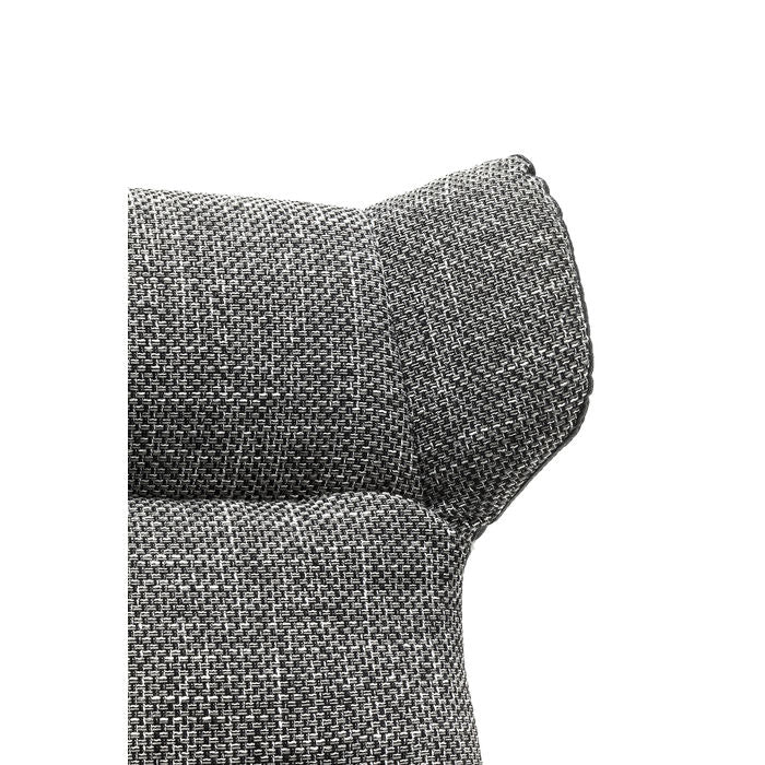 Swivel Armchair with Stool Ohio Salt and Pepper - MyConcept Hong Kong