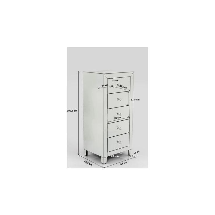 High Dresser Luxury 5 Drawers - MyConcept Hong Kong