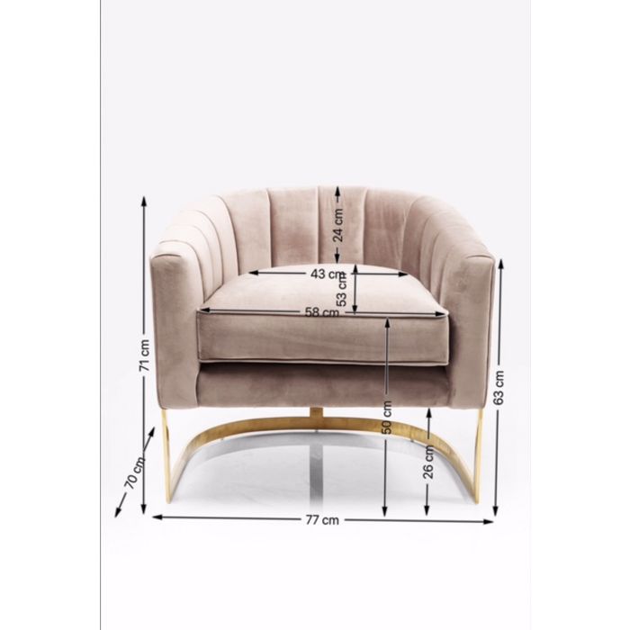 Armchair Pure Elegance Beige - MyConcept Hong Kong