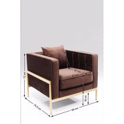 Armchair Loft Brown - MyConcept Hong Kong