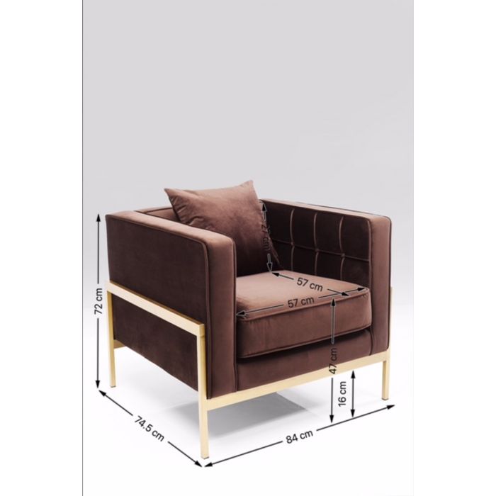 Armchair Loft Brown - MyConcept Hong Kong