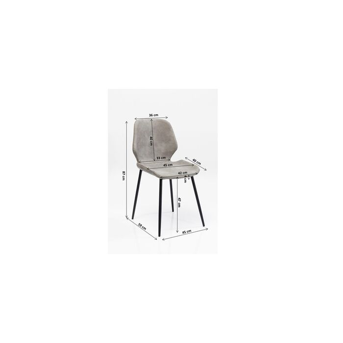 Chair Honey Moon Grey - MyConcept Hong Kong
