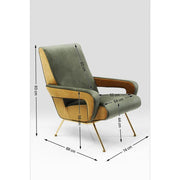 Armchair Luna High Green - MyConcept Hong Kong