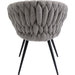 Chair with Armrest Knot Tweed - MyConcept Hong Kong