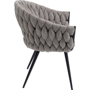Chair with Armrest Knot Tweed - MyConcept Hong Kong