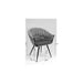 Chair with Armrest Knot Tweed - MyConcept Hong Kong