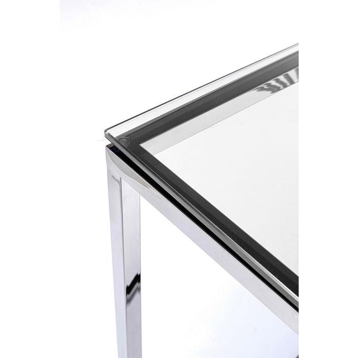 Console Laser silver/clear glass 120x40 - MyConcept Hong Kong