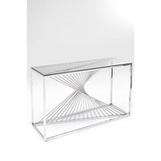 Console Laser silver/clear glass 120x40 - MyConcept Hong Kong