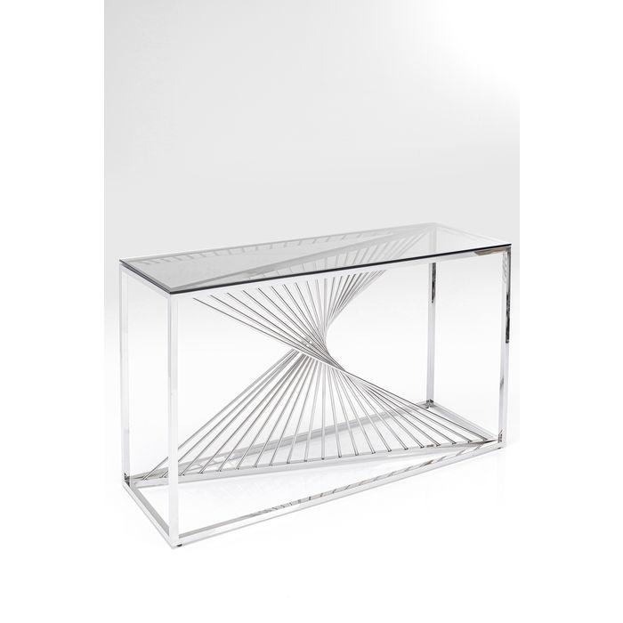 Console Laser silver/clear glass 120x40 - MyConcept Hong Kong