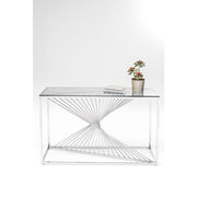 Console Laser silver/clear glass 120x40 - MyConcept Hong Kong