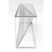 Console Laser silver/clear glass 120x40 - MyConcept Hong Kong