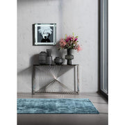 Console Laser silver/clear glass 120x40 - MyConcept Hong Kong
