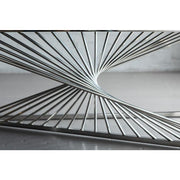 Console Laser silver/clear glass 120x40 - MyConcept Hong Kong