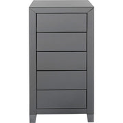 High Dresser Luxury Push 5 Drawers Grey - MyConcept Hong Kong