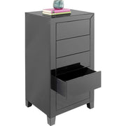 High Dresser Luxury Push 5 Drawers Grey - MyConcept Hong Kong