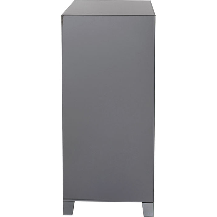 High Dresser Luxury Push 5 Drawers Grey - MyConcept Hong Kong
