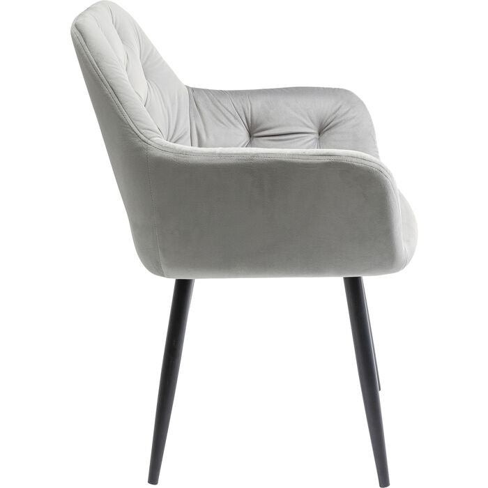 Chair with Armrest Kira Grey - MyConcept Hong Kong