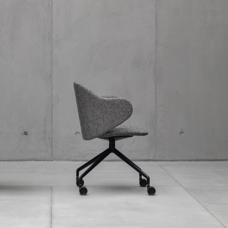 DUA 5 Spoke Base with Castors Chair - Backrest 3(With Armrest) - MyConcept Hong Kong