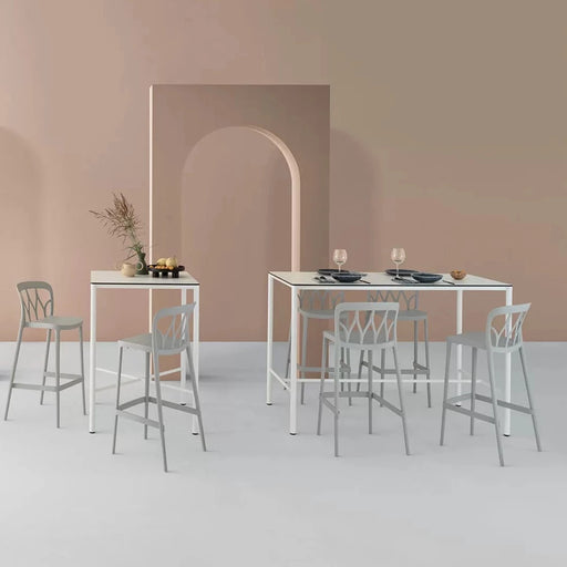 Moon Rectangular Marble/Ceramic HighTable - MyConcept Hong Kong