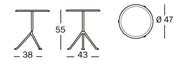 Officina Low table D 47 cm - MyConcept Hong Kong