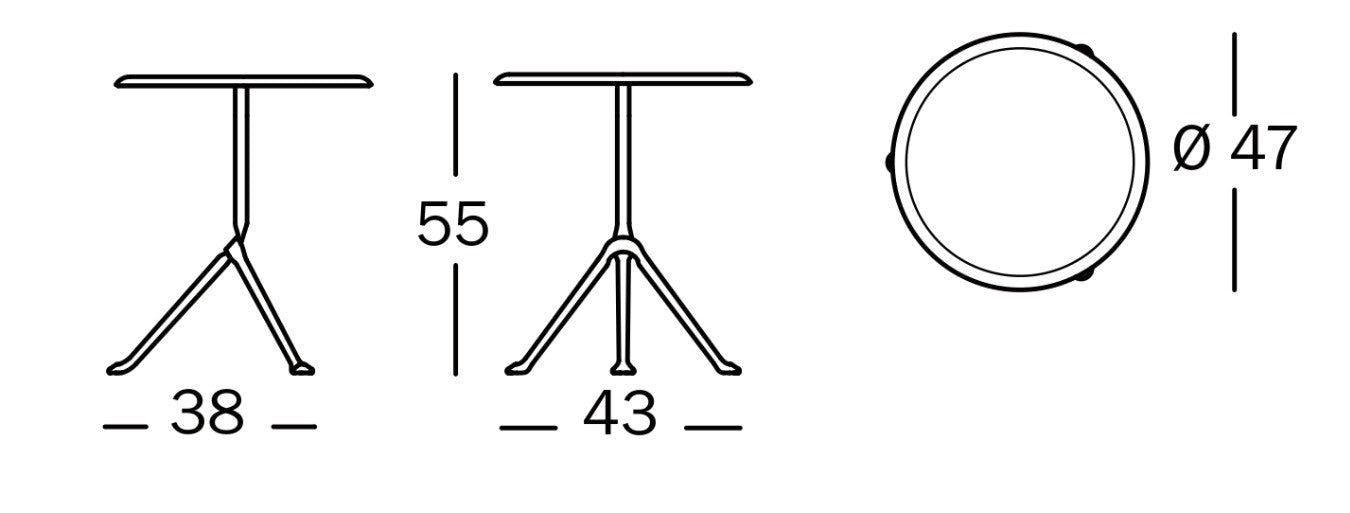 Officina 矮桌 D 47 厘米