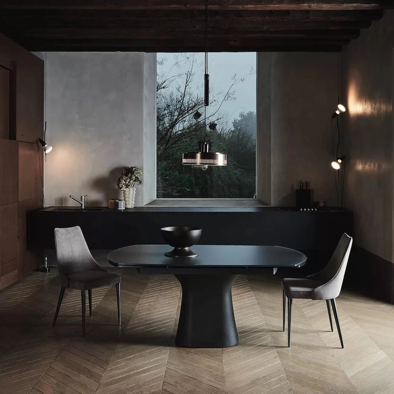 Podium Extandible Barrel Crystal Table - MyConcept Hong Kong
