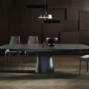 Podium Extandible Barrel Crystal Table - MyConcept Hong Kong