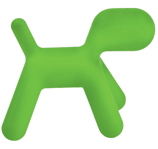 Puppy Abstract plastic dog small - MyConcept Hong Kong