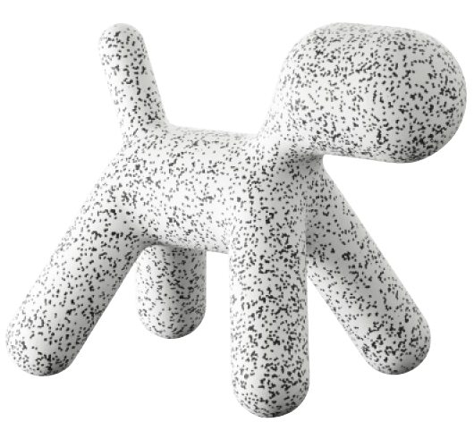 Puppy Abstract plastic dog large - MyConcept Hong Kong