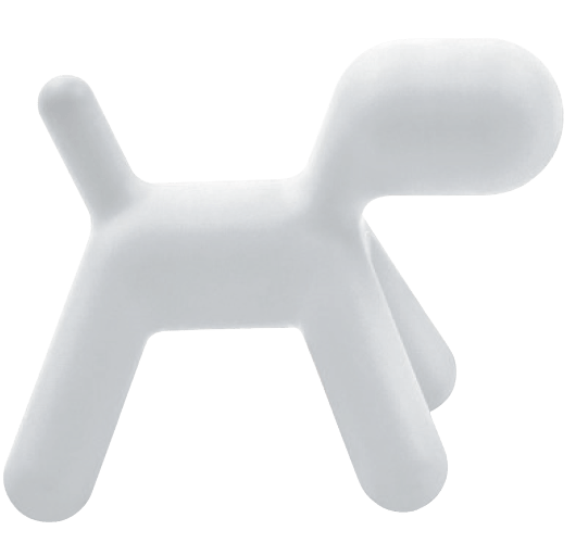 小狗抽象塑膠狗中型