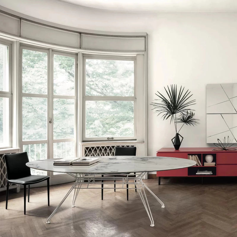 Sander Elliptical Marble Table - MyConcept Hong Kong